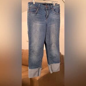 1822 Denim Light Blue Ankle Jeans